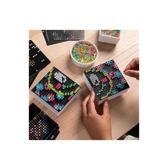 Lite Brite Mini-X Connect 2 Pack - Create Light Art with Pegs, Creative Art Stem - Picture 5 of 6